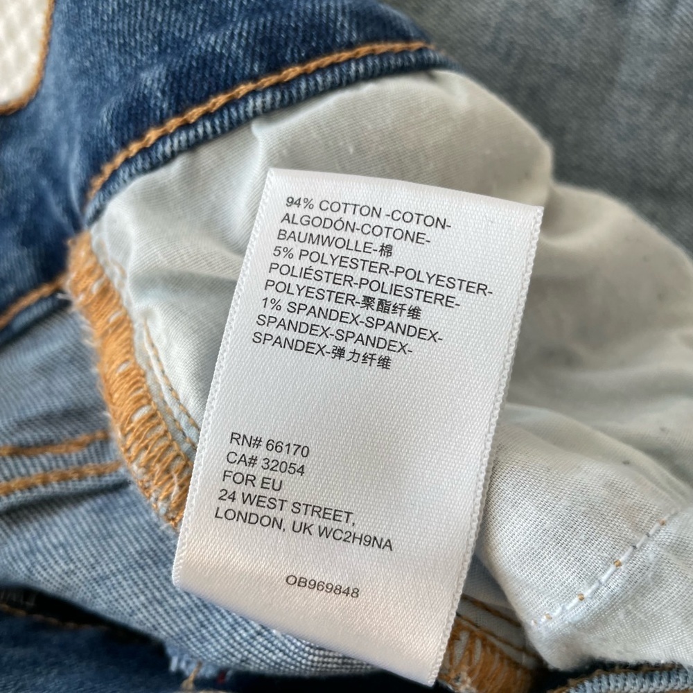 Urban Outfitters BDG Twig High Rise Skinny Denim Jeans Medium Wash 24 - Picture 11 of 11